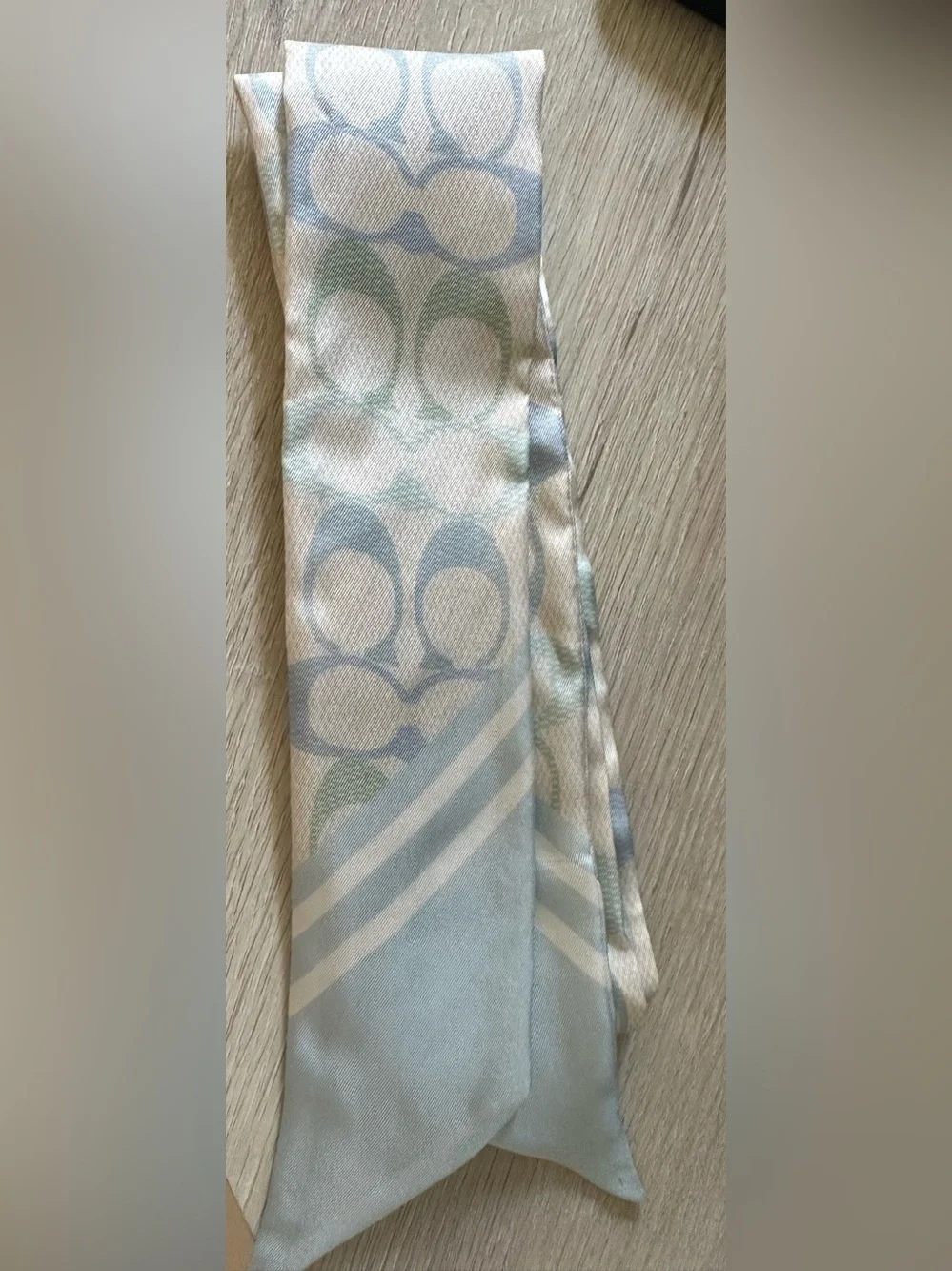Coach Signature Silk Skinny Scarf